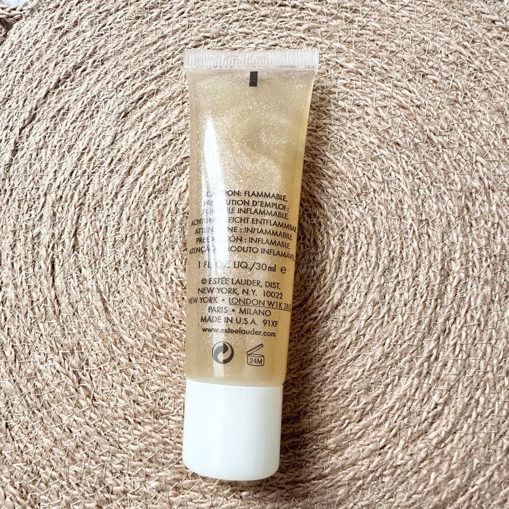 Estée Lauder Pleasures Gold Shimmer Fragrance Silk Travel Tube 1 Fl Oz 30 ml - Picture 2 of 3